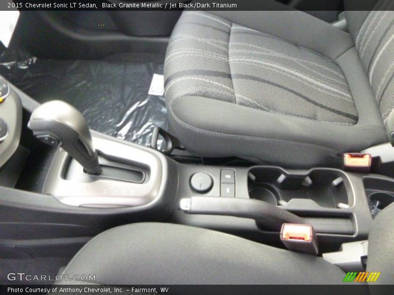 Black Granite Metallic / Jet Black/Dark Titanium 2015 Chevrolet Sonic LT Sedan