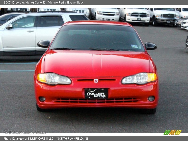 Victory Red / Ebony Black 2003 Chevrolet Monte Carlo SS