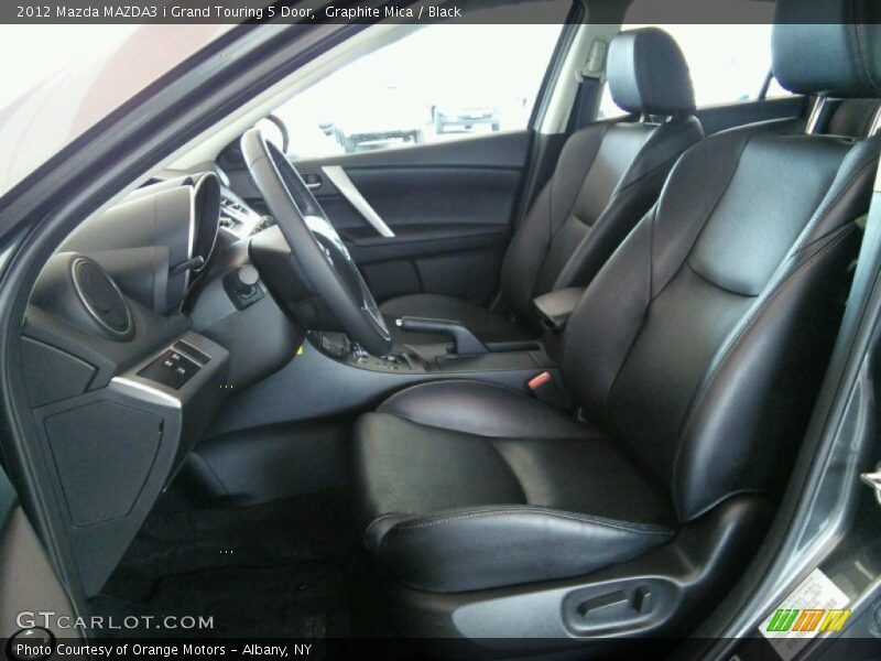Graphite Mica / Black 2012 Mazda MAZDA3 i Grand Touring 5 Door