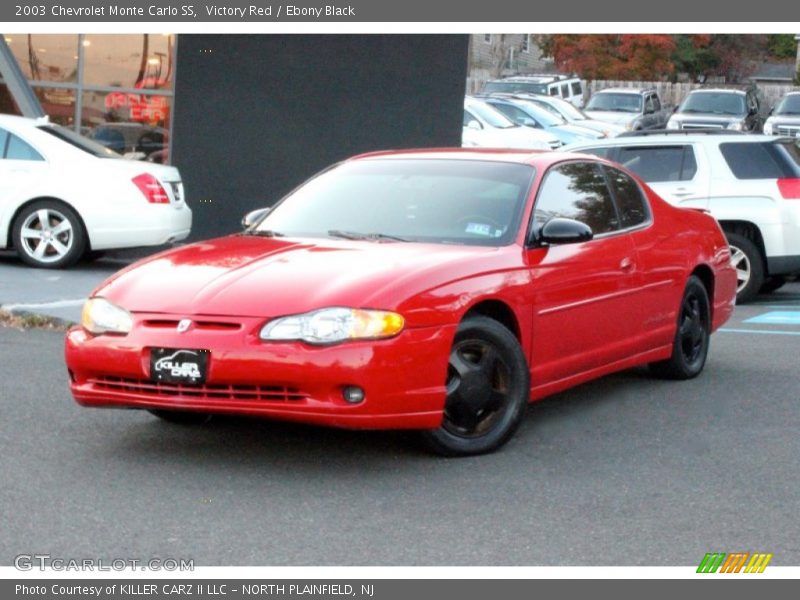 Victory Red / Ebony Black 2003 Chevrolet Monte Carlo SS