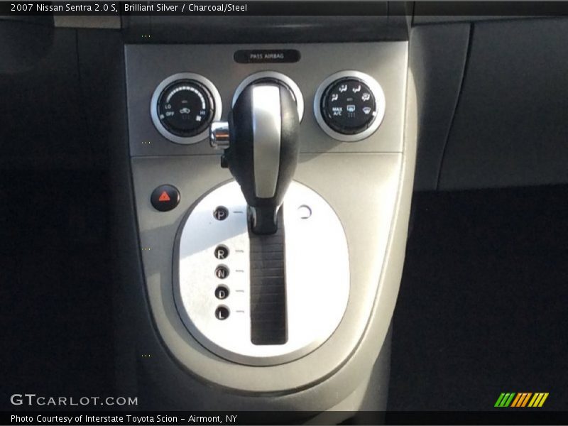 Brilliant Silver / Charcoal/Steel 2007 Nissan Sentra 2.0 S