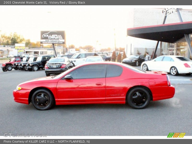 Victory Red / Ebony Black 2003 Chevrolet Monte Carlo SS