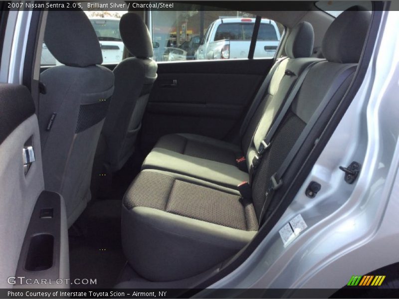 Brilliant Silver / Charcoal/Steel 2007 Nissan Sentra 2.0 S