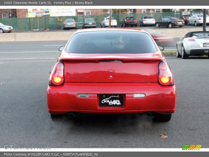 Victory Red / Ebony Black 2003 Chevrolet Monte Carlo SS