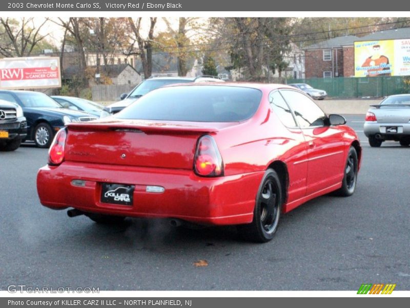 Victory Red / Ebony Black 2003 Chevrolet Monte Carlo SS