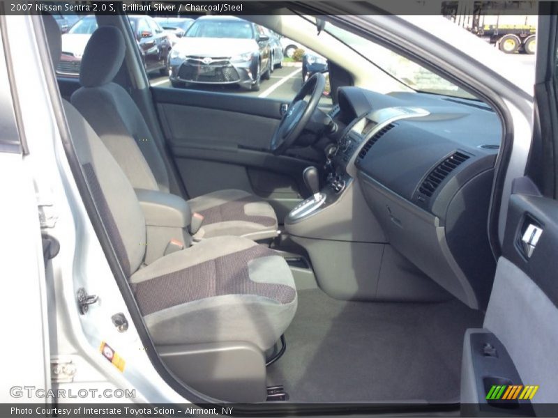 Brilliant Silver / Charcoal/Steel 2007 Nissan Sentra 2.0 S
