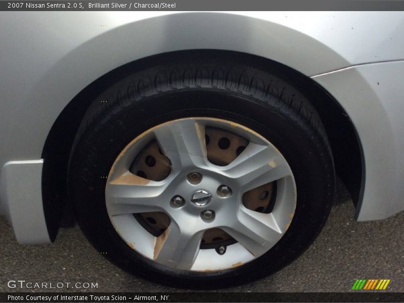 Brilliant Silver / Charcoal/Steel 2007 Nissan Sentra 2.0 S