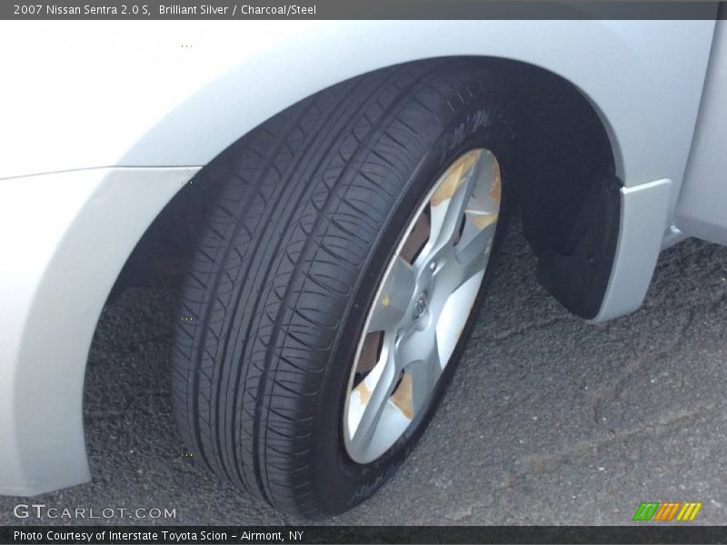 Brilliant Silver / Charcoal/Steel 2007 Nissan Sentra 2.0 S