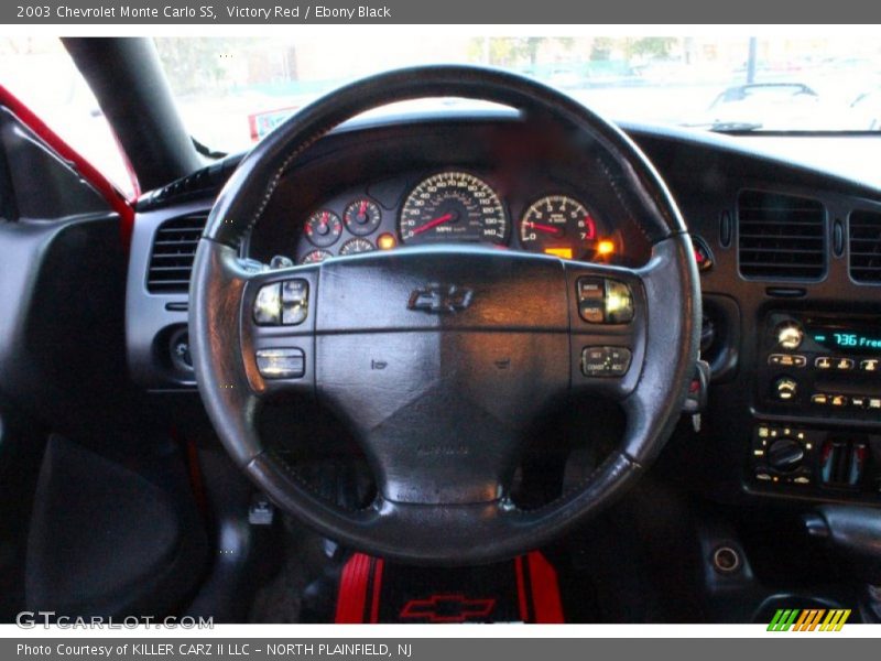 Victory Red / Ebony Black 2003 Chevrolet Monte Carlo SS