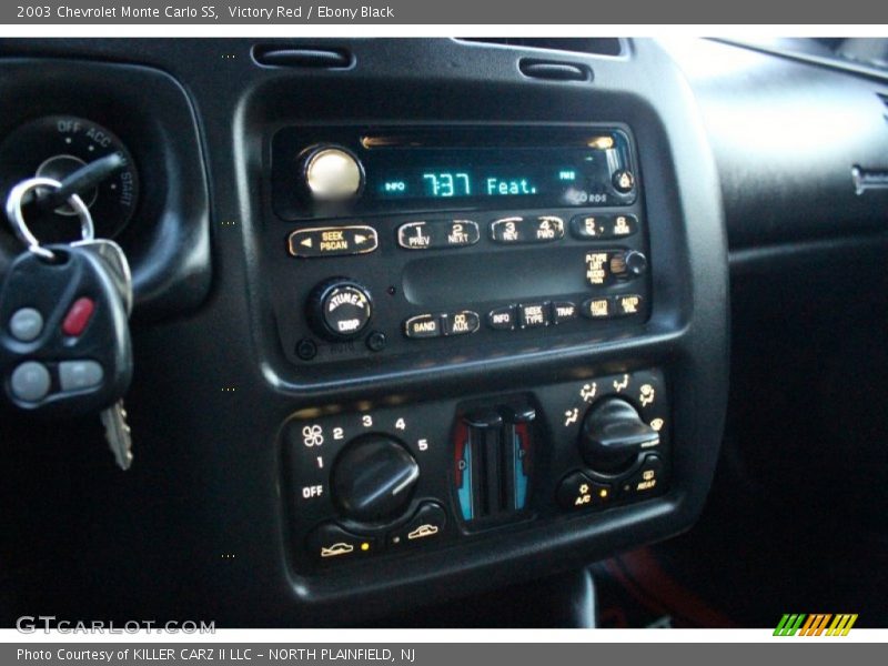 Victory Red / Ebony Black 2003 Chevrolet Monte Carlo SS