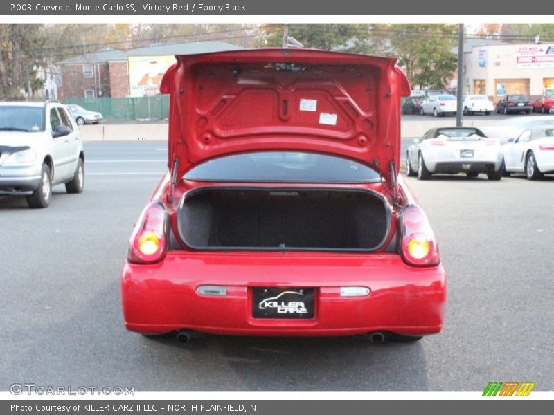 Victory Red / Ebony Black 2003 Chevrolet Monte Carlo SS