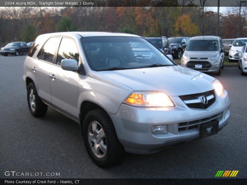 Starlight Silver Metallic / Ebony 2004 Acura MDX