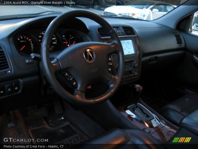 Starlight Silver Metallic / Ebony 2004 Acura MDX