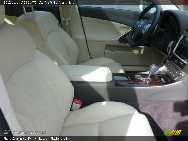 Starfire White Pearl / Ecru 2012 Lexus IS 250 AWD