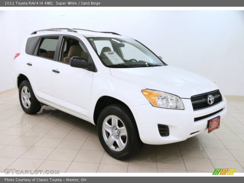 Super White / Sand Beige 2011 Toyota RAV4 I4 4WD