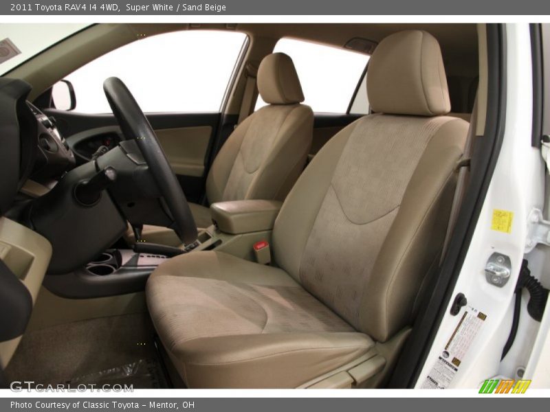 Super White / Sand Beige 2011 Toyota RAV4 I4 4WD