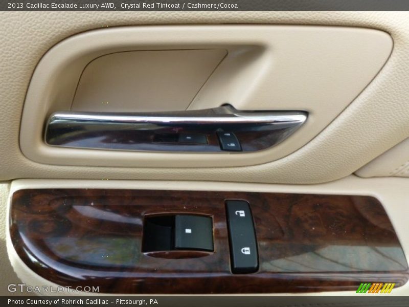 Crystal Red Tintcoat / Cashmere/Cocoa 2013 Cadillac Escalade Luxury AWD