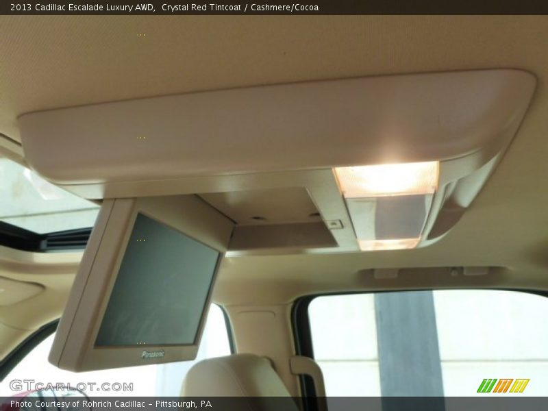 Crystal Red Tintcoat / Cashmere/Cocoa 2013 Cadillac Escalade Luxury AWD