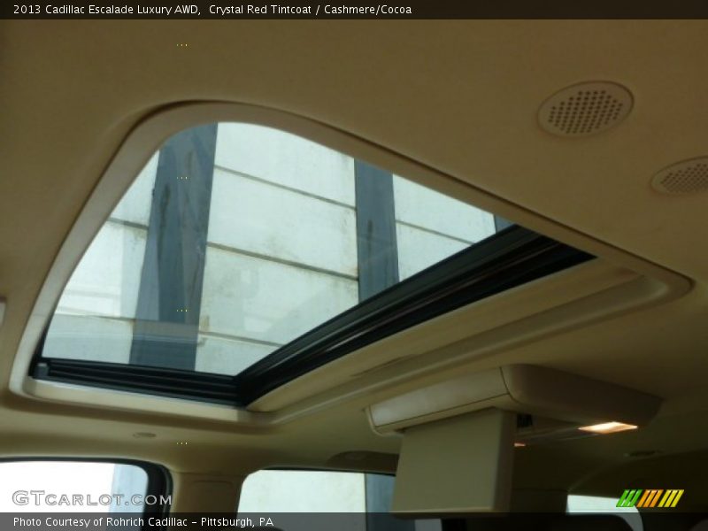 Crystal Red Tintcoat / Cashmere/Cocoa 2013 Cadillac Escalade Luxury AWD