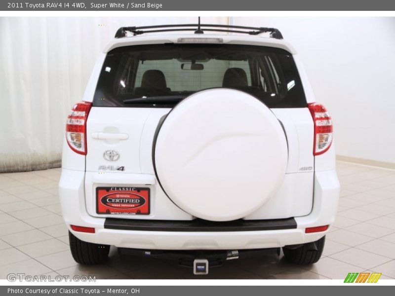 Super White / Sand Beige 2011 Toyota RAV4 I4 4WD