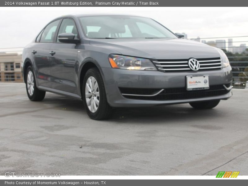 Platinum Gray Metallic / Titan Black 2014 Volkswagen Passat 1.8T Wolfsburg Edition