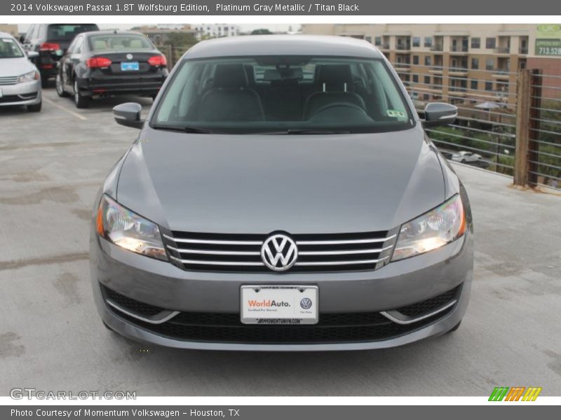 Platinum Gray Metallic / Titan Black 2014 Volkswagen Passat 1.8T Wolfsburg Edition