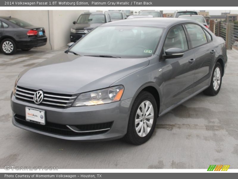 Platinum Gray Metallic / Titan Black 2014 Volkswagen Passat 1.8T Wolfsburg Edition