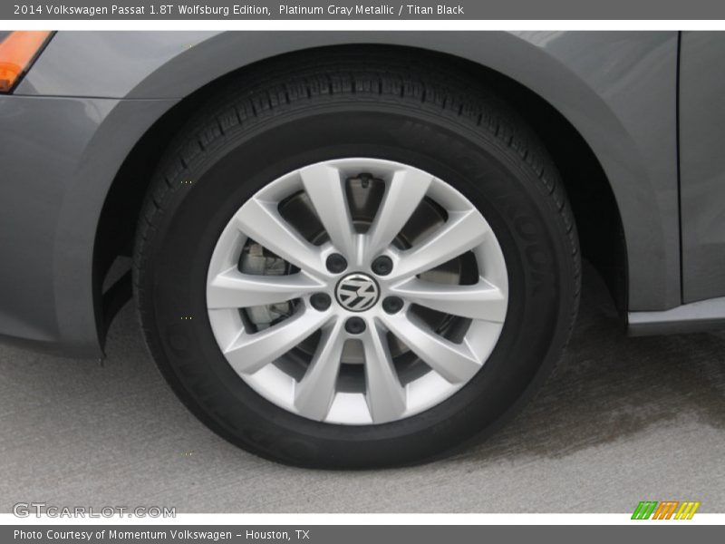 Platinum Gray Metallic / Titan Black 2014 Volkswagen Passat 1.8T Wolfsburg Edition