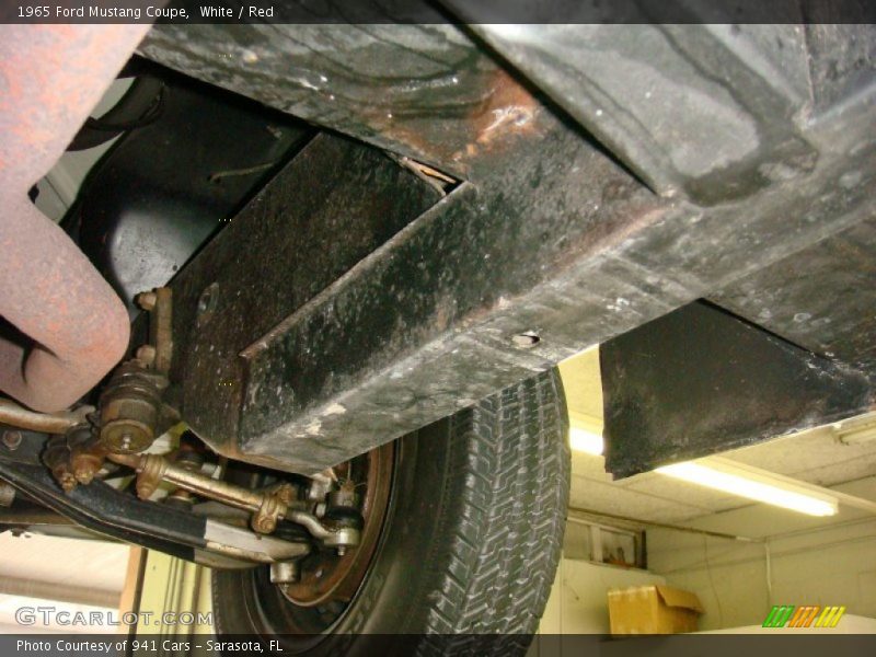 Undercarriage of 1965 Mustang Coupe
