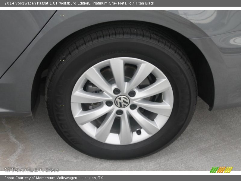 Platinum Gray Metallic / Titan Black 2014 Volkswagen Passat 1.8T Wolfsburg Edition