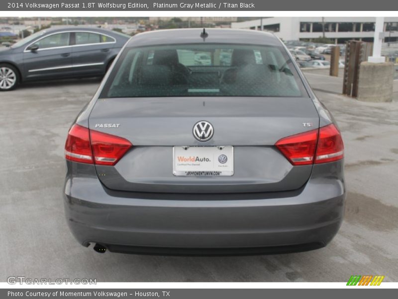 Platinum Gray Metallic / Titan Black 2014 Volkswagen Passat 1.8T Wolfsburg Edition