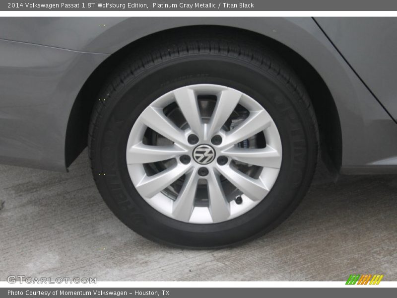 Platinum Gray Metallic / Titan Black 2014 Volkswagen Passat 1.8T Wolfsburg Edition