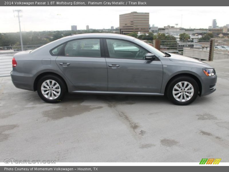 Platinum Gray Metallic / Titan Black 2014 Volkswagen Passat 1.8T Wolfsburg Edition
