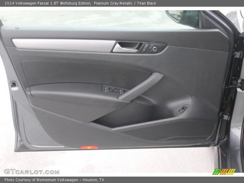 Platinum Gray Metallic / Titan Black 2014 Volkswagen Passat 1.8T Wolfsburg Edition