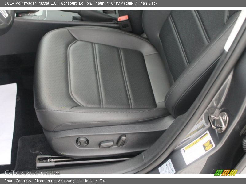 Platinum Gray Metallic / Titan Black 2014 Volkswagen Passat 1.8T Wolfsburg Edition