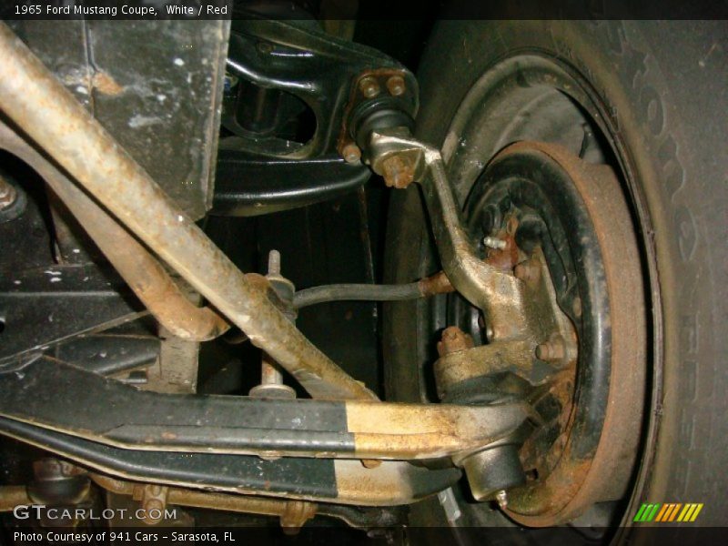 Undercarriage of 1965 Mustang Coupe