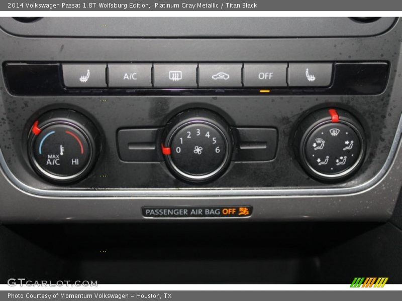 Platinum Gray Metallic / Titan Black 2014 Volkswagen Passat 1.8T Wolfsburg Edition