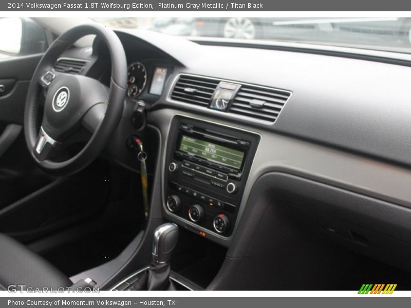Platinum Gray Metallic / Titan Black 2014 Volkswagen Passat 1.8T Wolfsburg Edition