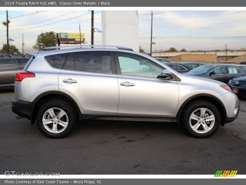 Classic Silver Metallic / Black 2014 Toyota RAV4 XLE AWD