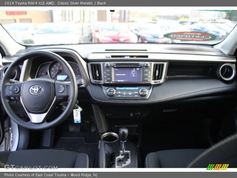 Classic Silver Metallic / Black 2014 Toyota RAV4 XLE AWD