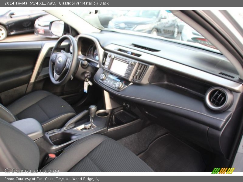 Classic Silver Metallic / Black 2014 Toyota RAV4 XLE AWD