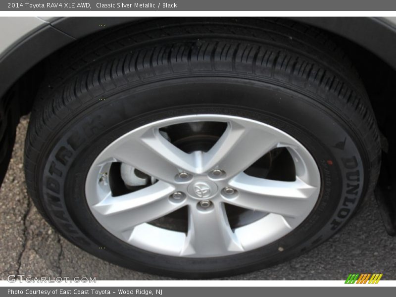 Classic Silver Metallic / Black 2014 Toyota RAV4 XLE AWD