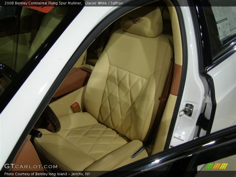 Glacier White / Saffron 2008 Bentley Continental Flying Spur Mulliner