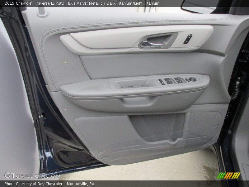 Blue Velvet Metallic / Dark Titanium/Light Titanium 2015 Chevrolet Traverse LS AWD