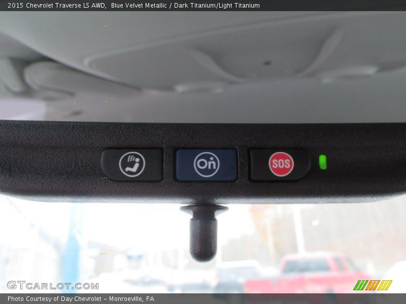 Blue Velvet Metallic / Dark Titanium/Light Titanium 2015 Chevrolet Traverse LS AWD