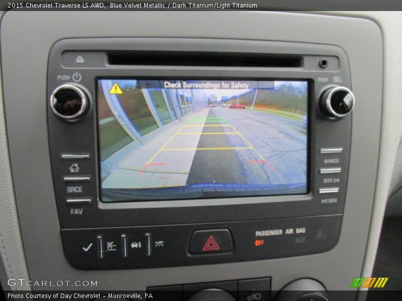 Blue Velvet Metallic / Dark Titanium/Light Titanium 2015 Chevrolet Traverse LS AWD