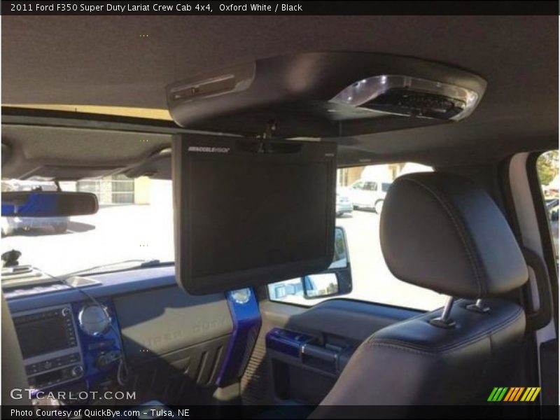 Oxford White / Black 2011 Ford F350 Super Duty Lariat Crew Cab 4x4