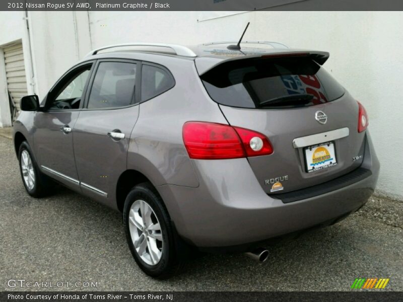 Platinum Graphite / Black 2012 Nissan Rogue SV AWD