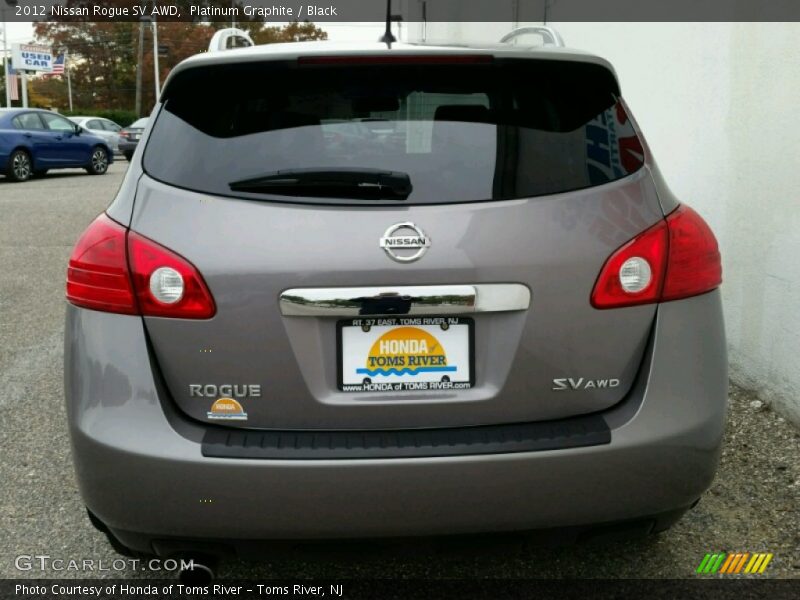 Platinum Graphite / Black 2012 Nissan Rogue SV AWD