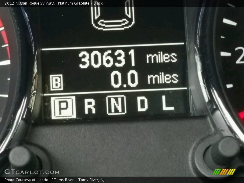 Platinum Graphite / Black 2012 Nissan Rogue SV AWD